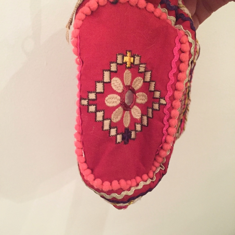 Embroideredand Mirrored Tiny Evening Bag - image 4